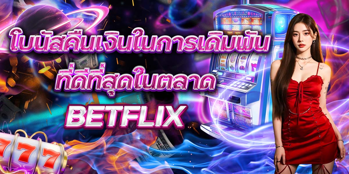 โบนัสคืนเงินในการเดิมพันที่ดีที่สุดในตลาด BETFLIX
